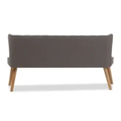 Kirkland's Home Sofas & Loveseats-Button Tufted Splayed Settee