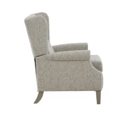 Kirkland's Home Accent Chairs-Button Tufted Upholstered Push Back Recliner