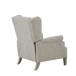 Kirkland's Home Accent Chairs-Button Tufted Upholstered Push Back Recliner