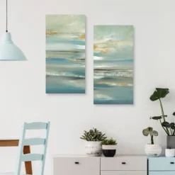 Kirkland's Home Canvas Art-By The Water Iii Canvas Art Prints, Set Of 2