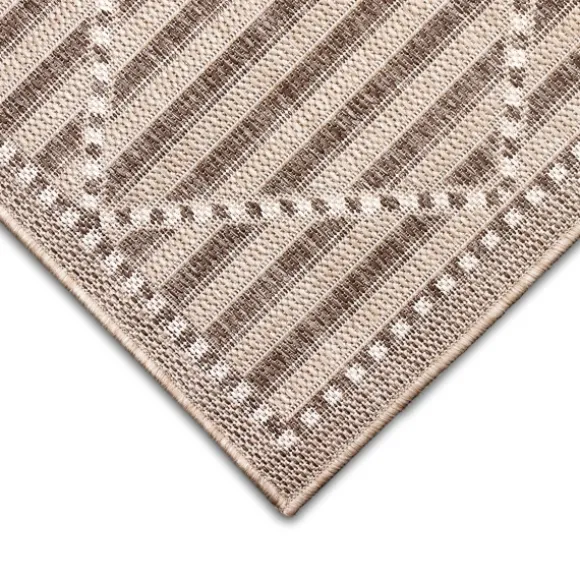 Kirkland's Home Outdoor Rugs-Cafe Geo Lattice Outdoor Area Rug, 4X7