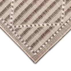 Kirkland's Home Outdoor Rugs-Cafe Geo Lattice Outdoor Area Rug, 7X9