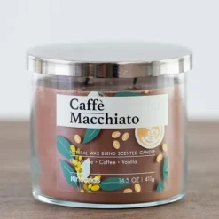 Kirkland's Home Candles-Caffe Macchiato Triple Wick Jar Candle