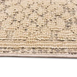 Kirkland's Home Outdoor Rugs-Camel Leopard Border Outdoor Area Rug, 6X9