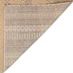 Kirkland's Home Outdoor Rugs-Camel Linear Sundry Outdoor Area Rug, 6X9