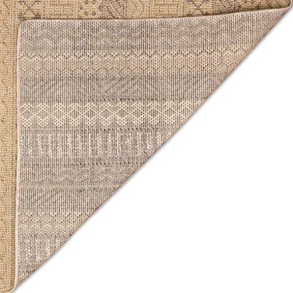 Kirkland's Home Outdoor Rugs-Camel Linear Sundry Outdoor Area Rug, 6X9