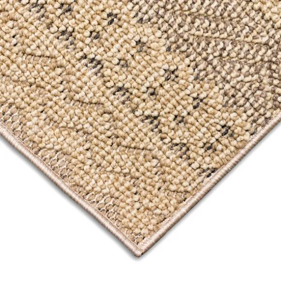Kirkland's Home Outdoor Rugs-Camel Linear Sundry Outdoor Area Rug, 6X9