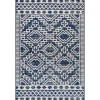 Kirkland's Home Outdoor Rugs-Cammie Blue Moroccan Tribal Outdoor Rug, 5X8