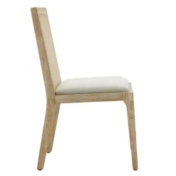 Kirkland's Home Dining Chairs-Cane Back Upholstered Wood Dining Chairs, Set Of 2