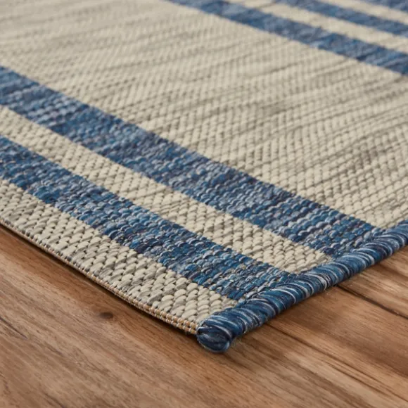 Kirkland's Home Outdoor Rugs-Captiva Nautical Helm Outdoor Area Rug, 5X7