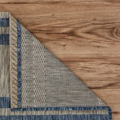 Kirkland's Home Outdoor Rugs-Captiva Nautical Helm Outdoor Area Rug, 5X7