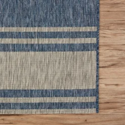 Kirkland's Home Outdoor Rugs-Captiva Nautical Helm Outdoor Area Rug, 5X7