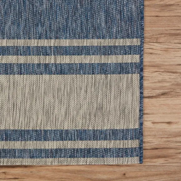 Kirkland's Home Outdoor Rugs-Captiva Nautical Helm Outdoor Area Rug, 5X7