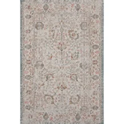 Kirkland's Home Outdoor Rugs-Caramel Botanical Indoor/Outdoor Area Rug, 7X9