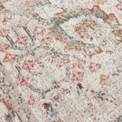 Kirkland's Home Outdoor Rugs-Caramel Botanical Indoor/Outdoor Area Rug, 7X9