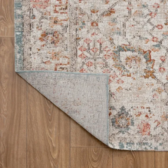 Kirkland's Home Outdoor Rugs-Caramel Botanical Indoor/Outdoor Area Rug, 7X9