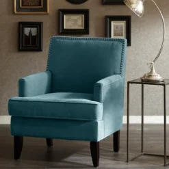 Kirkland's Home Accent Chairs-Carlton Accent Chair With Nailhead Trim