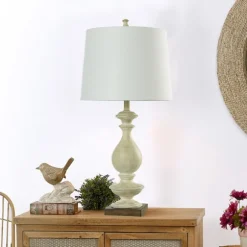 Kirkland's Home Table Lamps-Carved Traditional Table Lamp