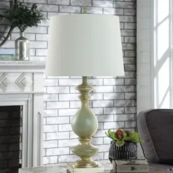 Kirkland's Home Table Lamps-Carved Traditional Table Lamp