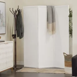 Kirkland's Home Decorative Accents-Carved Wood 3-Panel Room Divider