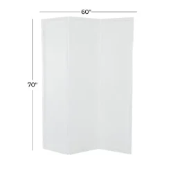 Kirkland's Home Decorative Accents-Carved Wood 3-Panel Room Divider