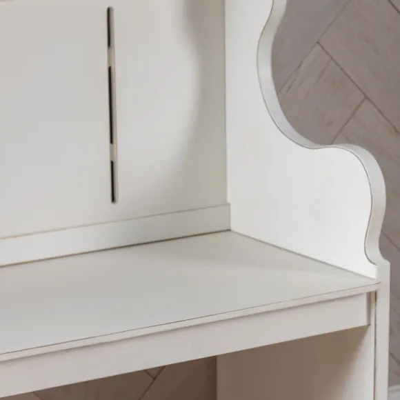 Kirkland's Home Entryway Furniture-Carved Wood Pew Bench