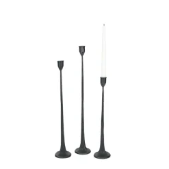 Kirkland's Home Candle Holders-Cast Iron Taper Candle Holders, Set Of 3