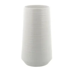 Kirkland's Home Vases-Ceramic Ribbed Vase, 12 In.
