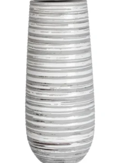 Kirkland's Home Vases-Ceramic Striped Vase