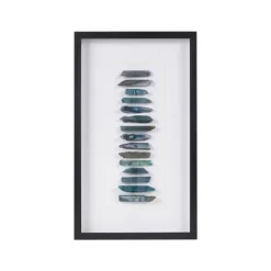 Kirkland's Home Framed Art-Cerulean Agate Martha Stewart Shadowbox Plaque
