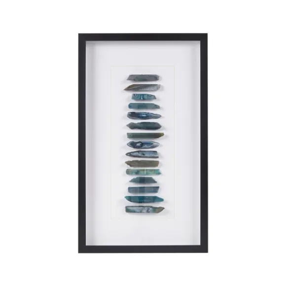Kirkland's Home Framed Art-Cerulean Agate Martha Stewart Shadowbox Plaque
