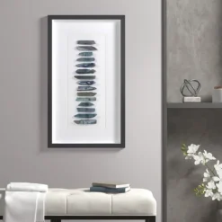 Kirkland's Home Framed Art-Cerulean Agate Martha Stewart Shadowbox Plaque