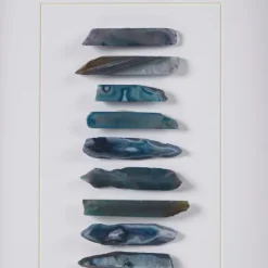 Kirkland's Home Framed Art-Cerulean Agate Martha Stewart Shadowbox Plaque