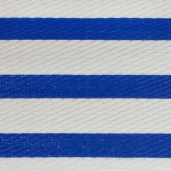 Kirkland's Home Outdoor Rugs-Cerulean Stripes Outdoor Area Rug, 4X6