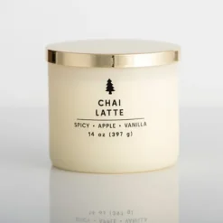 Kirkland's Home Candles-Chai Latte Triple Wick Jar Candle