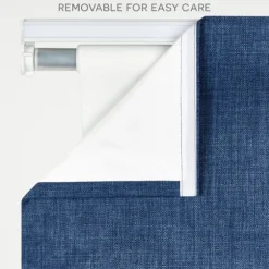 Kirkland's Home Curtains & Drapes-Chambray Blackout Roman Shade, 23 In.