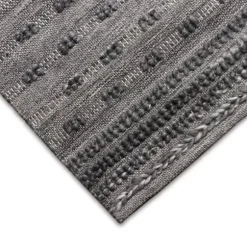 Kirkland's Home Outdoor Rugs-Charcoal Embellished Outdoor Area Rug, 8X10