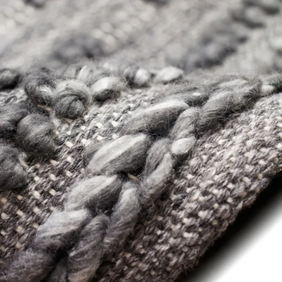 Kirkland's Home Outdoor Rugs-Charcoal Embellished Outdoor Area Rug, 8X10