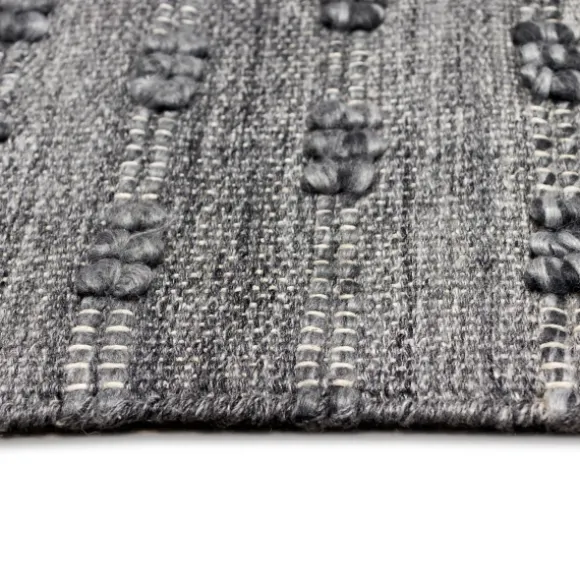 Kirkland's Home Outdoor Rugs-Charcoal Embellished Outdoor Area Rug, 8X10