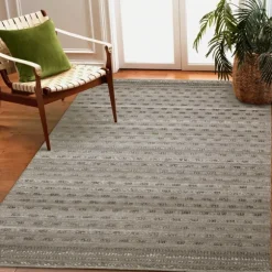 Kirkland's Home Outdoor Rugs-Charcoal Embellished Outdoor Area Rug, 8X10