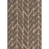 Kirkland's Home Outdoor Rugs-Charcoal Mocha Chevron Outdoor Area Rug, 7X10