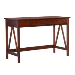 Kirkland's Home Office Furniture-Charleston Antique Tobacco Desk