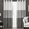 Kirkland's Home Curtains & Drapes-Chateau Stripe Curtain Panel Set, 96 In.