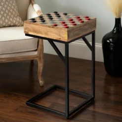 Kirkland's Home Accent & End Tables-Checkerboard C-Table