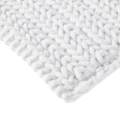 Kirkland's Home Bathroom Rugs-Chenille Chain Stitched Bath Mat, 40 In.