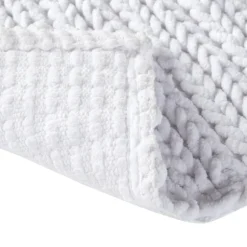 Kirkland's Home Bathroom Rugs-Chenille Chain Stitched Bath Mat, 40 In.
