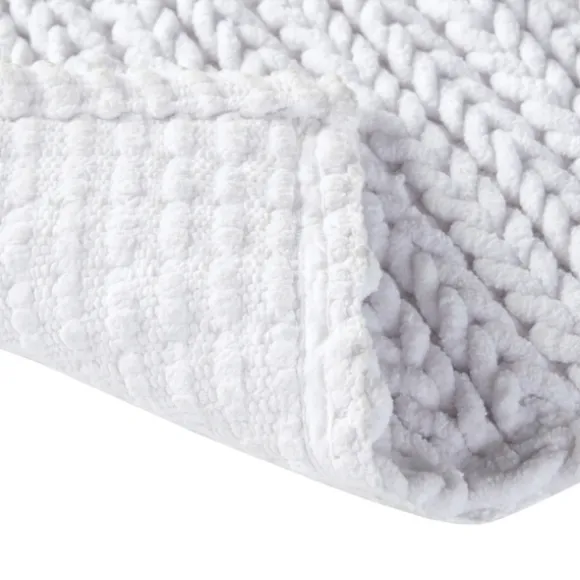 Kirkland's Home Bathroom Rugs-Chenille Chain Stitched Bath Mat, 40 In.