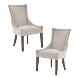 Kirkland's Home Dining Chairs-Chenille Curved Back Dining Chairs, Set Of 2
