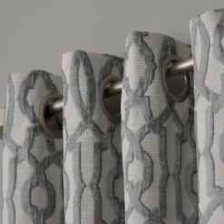 Kirkland's Home Curtains & Drapes-Chenille Single Curtain Panel, 84 In.