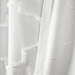 Kirkland's Home Shower Curtains-Chenille Trellis Shower Curtain